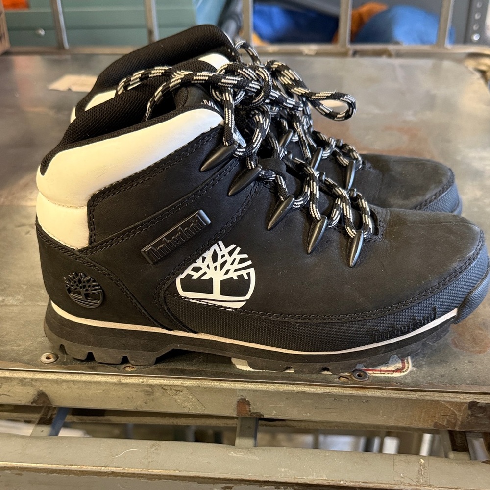 Timberland Black and White Outdoor Boots